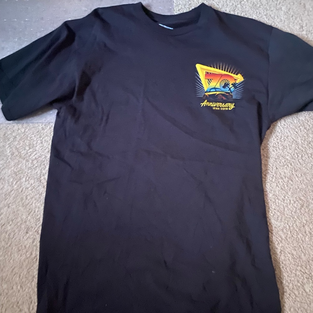 Black 70th anniversary in n out t shirt
